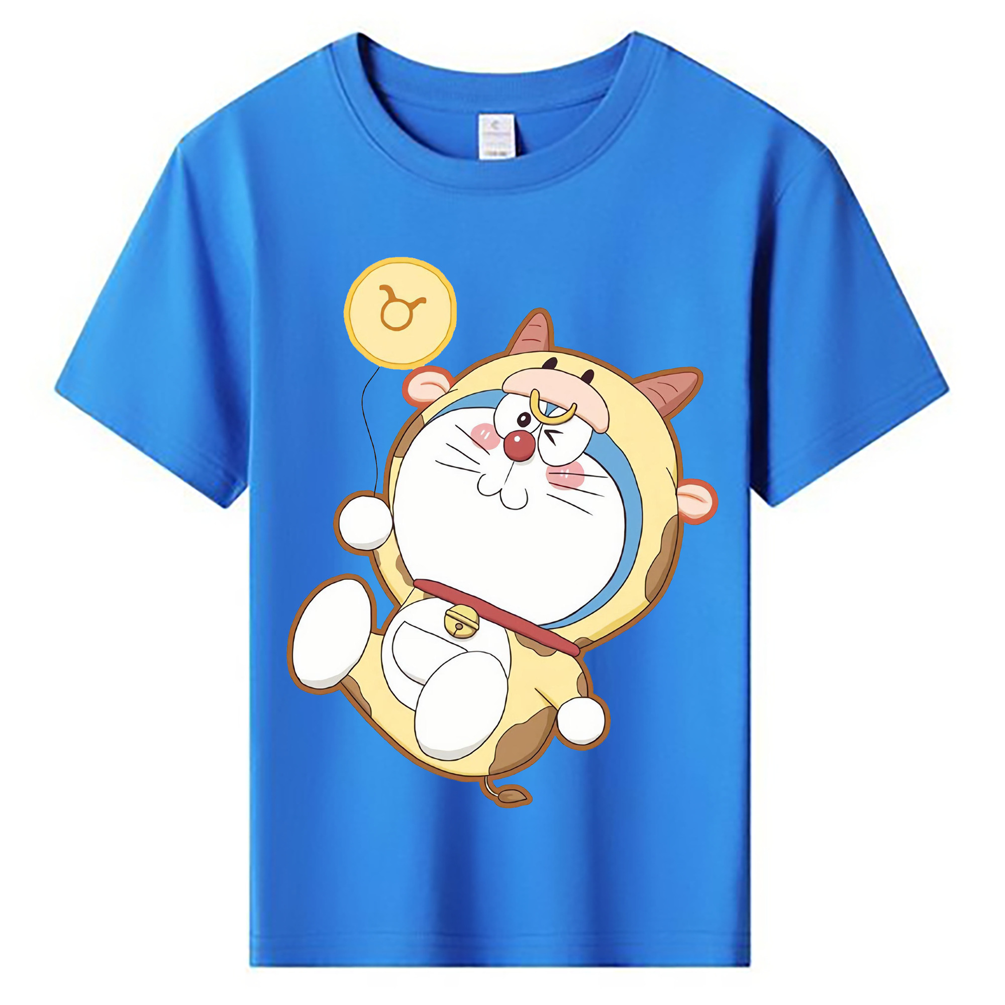 （画像用） ドラえもん Doraemon 綿100％キッズTシャツ（フロントプリント）